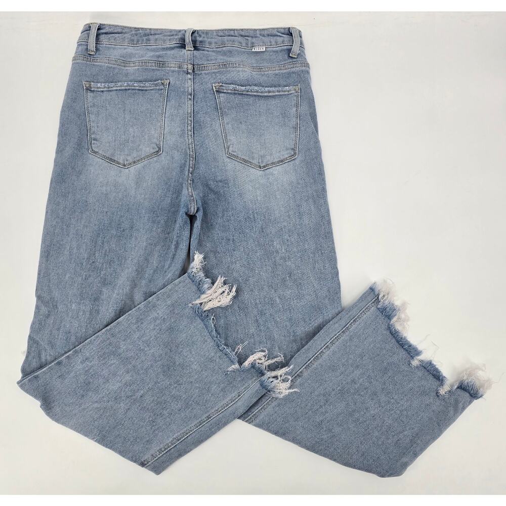 Risen Distressed Wide Leg Jeans – Size 13/31 - Picture 6 of 6